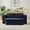 Dark Blue, variant on Miniyam 75 in 2 Seats Convertible Sleeper Sofa, Modern Folding Futon Floor Foam Compression Sofa Bed Couch for Living Room Bedroom Apartment Convertible Sleeper,Cream