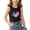 Black, variant on Girls 4th of July Tank Top American Flag Heart Print Sleeveless Patriotic Shirt Summer Red,Size 6 T