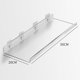 thumbnail image 1 of Wall Mounted Storage Holder Punch Free Sink Organizer For Desktop Drawer Bathroom WallSection A U-shaped40*10cm, 1 of 1