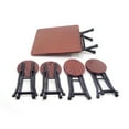 thumbnail image 4 of EIMELIMini House 5 Piece Foldable Activity Table and Chair Set, 4 of 6