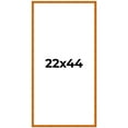 thumbnail image 2 of 22x44 Honey Brown Real Wood Picture Frame Width 0.75 inches | Interior Frame Depth 0.5 inches |, 2 of 8
