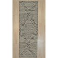 thumbnail image 1 of EORC REH37BL2X8 2 x 8 ft. Punja Killim Contemporary Handmade Area Rug, Black, 1 of 9