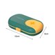 thumbnail image 3 of Cortador De Medicinas 2 en 1 caja de plástico compartimentada para medicinas soporte para vitaminas para viajes (verde) Likrtyny Cuidado Belleza, 3 of 7