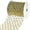 Gold, variant on HOMEFORD Christmas Expandable Sparkle Tinsel Wired Ribbon, 4-inch, 10-yard, Silver