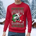 thumbnail image 2 of Mens Fall Christmas Sweatshirts Funny Animal Long Sleeve Crewneck Soft Blend Mens Workout Clothing,Red,3XL, 2 of 4