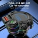 thumbnail image 5 of Transmisor Bluetooth FM Adaptador de coche V5.0 | Cargador USB rápido PD 20W QC 18W | Sonido HiFi sin pérdidas | Llamadas manos libres | Navegación por voz | Soporta MP3, WMA, WAV, FLAC | Vehículos, 5 of 8