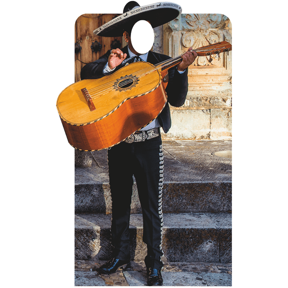 Mariachi Guitar Man Stand In Cardboard Cutout Standee Standup