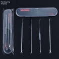 thumbnail image 2 of Juego de 4 agujas para acné con galvanoplastia, agujas para acné y puntos negros, agujas para acné de doble cabezal, juego de agujas de belleza, 2 of 5