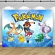 thumbnail image 5 of Fondo de Pokémon, pancarta de feliz cumpleaños, decoración de Pikachu para niños, baby shower, monstruo de bolsillo, accesorios de fondo de anime, póster, 5 of 5