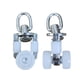 thumbnail image 1 of 20 deslizadores de riel para cortina con ruedas dobles, rodillos deslizantes, 1 of 7