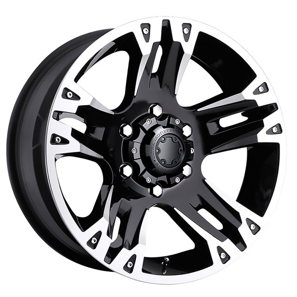 Ultra 235B Maverick 18x9 6x139.7 +25et Gloss Black Diamond Cut Clear