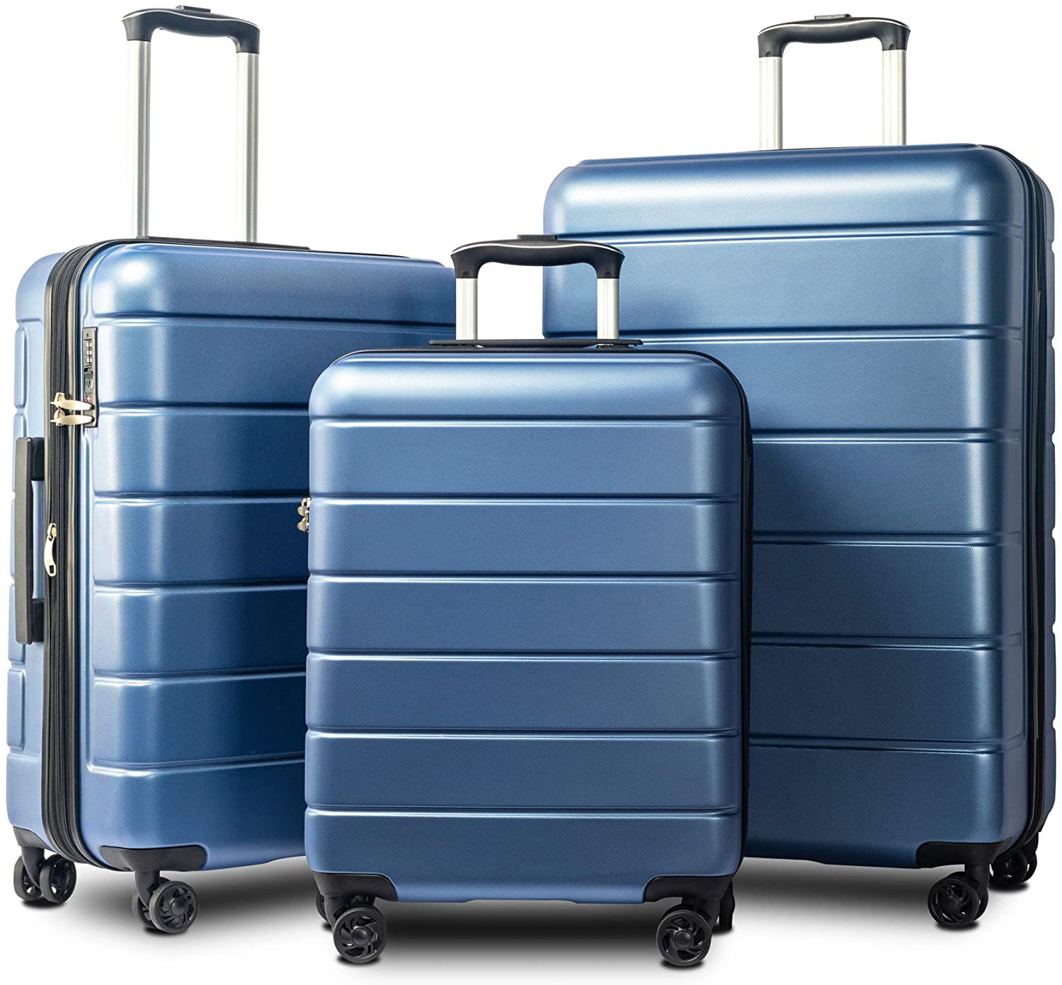 Segmart - 3 Piece Expandable Luggage Sets on Sale, SEGMART Suitcase ...