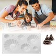 thumbnail image 1 of Christmas Tree Baking Silicone Baking Tool Candy For Cupcake Topper Cookies Candy Fondant Kitchen Candle, 1 of 4
