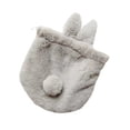 thumbnail image 1 of Bunny Drawstring Bag: Bunny Makeup Bag - Cute Drawstring Pouch - Girls Rabbit Pouch for Women Girls (gray), 1 of 4