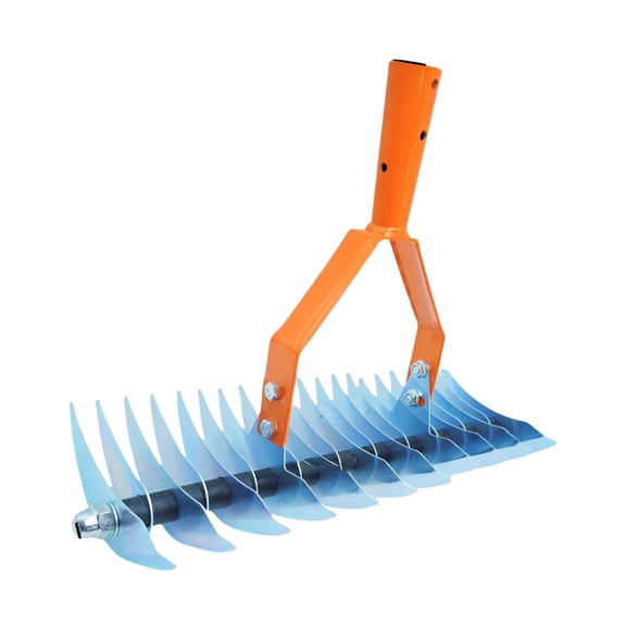 Professional Dead Grass Rakes 4 Detachable Sections 170cm Length Heavy Duty Stainless Steel Tines For Outdoor Yard Work