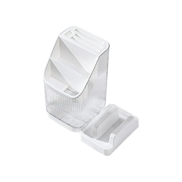 Étagères de Rangement, Porte-Ustensiles de Cuisine, Porte-Ustensiles de Cuisine, Porte-Baguettes de Cuisine, Couvercle de Pot Intégré, Rangement de Comptoir de Couteaux, Porte-Rangement de Cuisine