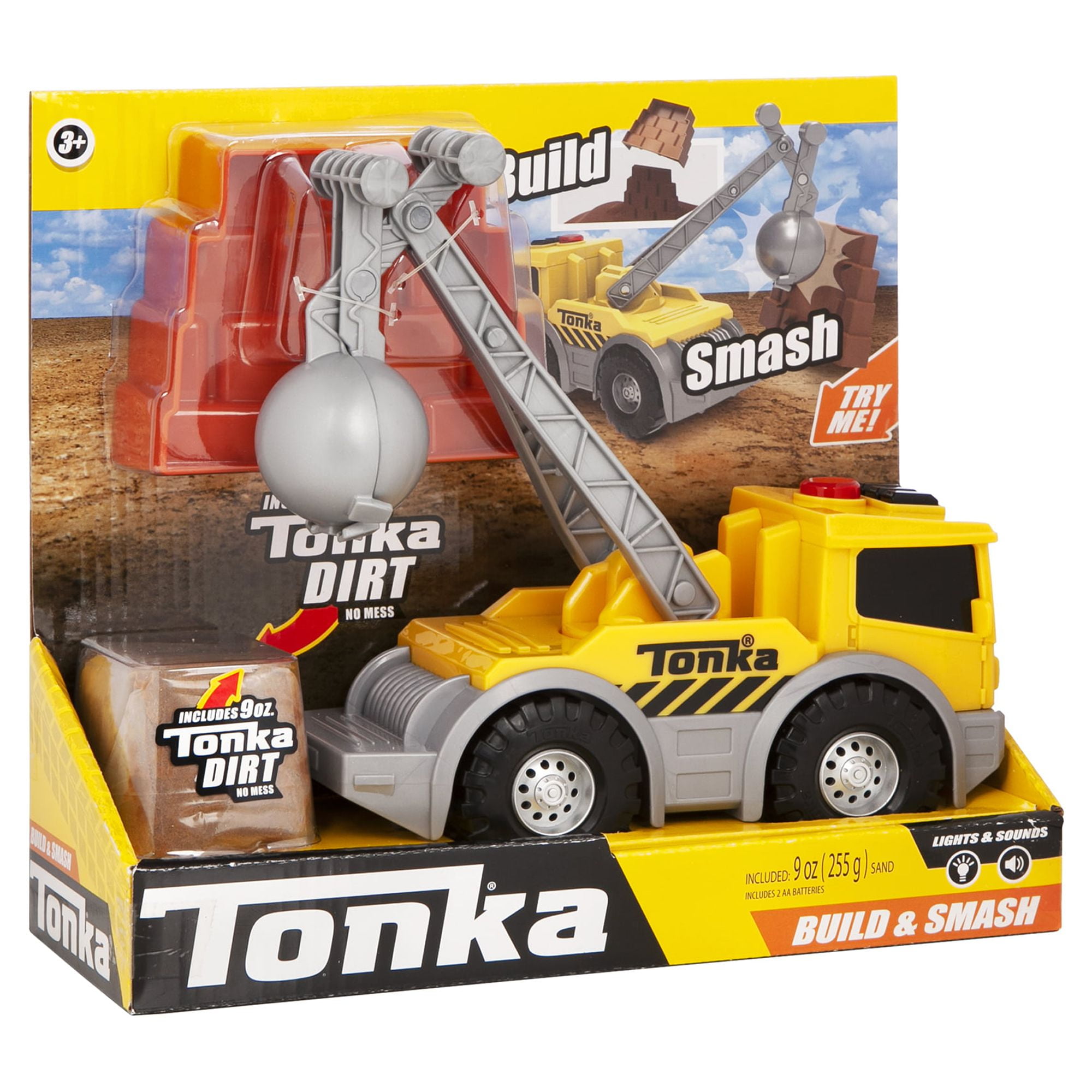 Tonka - Build and Smash - Demolition Truck with Tonka Tough Dirt