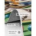 thumbnail image 3 of Dog Playing Billiards Area Rug for Bedroom 3x5 Ft Funny Animal Dog Super Soft fuzzy Throw Rug Non-Slip Fluffy Plush Indoor Floor Carpet for Living Room Nursery Home Decor, 3 of 8