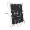 thumbnail image 4 of yeacher 5W 6V Solar-Powered Car Ventilation Fan with 6W Solar Panel, Black, Compact & Energy-Efficient Design, 4 of 6