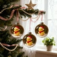 thumbnail image 6 of Summercome 2025 Animals Cute Puppy Collection Crystal Glass Ornament - Personalized Christmas Cats Ornaments, Handcrafted Animals Christmas Tree Ornaments, Clear Plastic Xmas Balls, 6 of 6