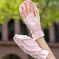 thumbnail image 6 of Sun Protection Sleeves with Hand Covers, Convertible Fingerless Ice Silk Arm Sleeves with Elastic Wrist Band, Breathable UV Guard Hand Covers for Driving Cycling Walking Outdoor Sports Lightweight, 6 of 6