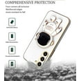 thumbnail image 6 of Compatible with Samsung Galaxy S23 Plus Case Silicone TPU Plating, Galaxy S23 Plus Case Cute Astronaut Pattern Samsung S23 Plus Phone Case with Stand for Women Girls (White), 6 of 14