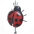 thumbnail image 3 of Harpi Ladybug Metal Wind Chimes for Outside Bell Insect Chime Decor Summer Rustic Hanging Ornaments Iron Stereo Decorative Bell Pendants for Garden Yard Patio Indoor Outdoor, 3 of 9