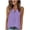 Purple, variant on Womens Embroidery Tank Tops 2026 Summer V Neck Sleeveless Boxy Tunic Shirts Loose Fit Lace Boho Blouse Clothes