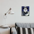 thumbnail image 2 of Stupell Industries Chuck in Winter Attire Abstract Artist Portrait Novelty Painting Black Framed Art Print Wall Art, 11 x 14, 2 of 7