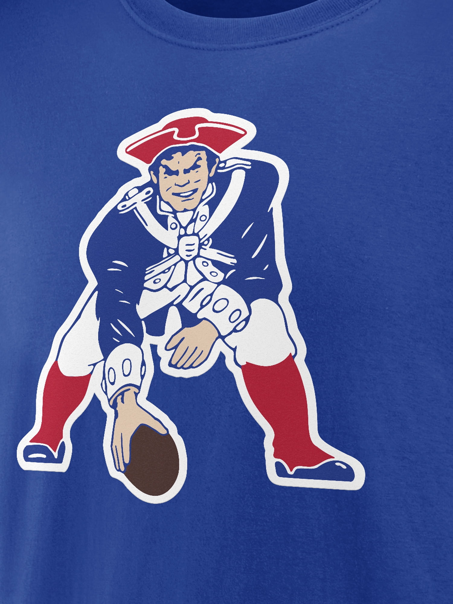 NFL New England Patriots Men's Cotton Blue Short Sleeve T-Shirt