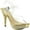Clear PVC/Gold Chrome, variant on Women's Elegant 408