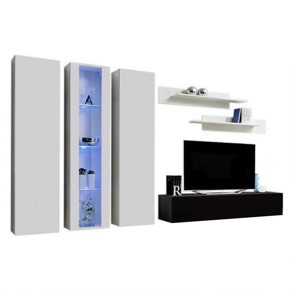 Fly C 30TV Wall Mounted Floating Modern Entertainment Center
