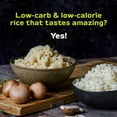 Hearts of Palm Rice, White LowCarb and LowCalorie White Rice, Keto