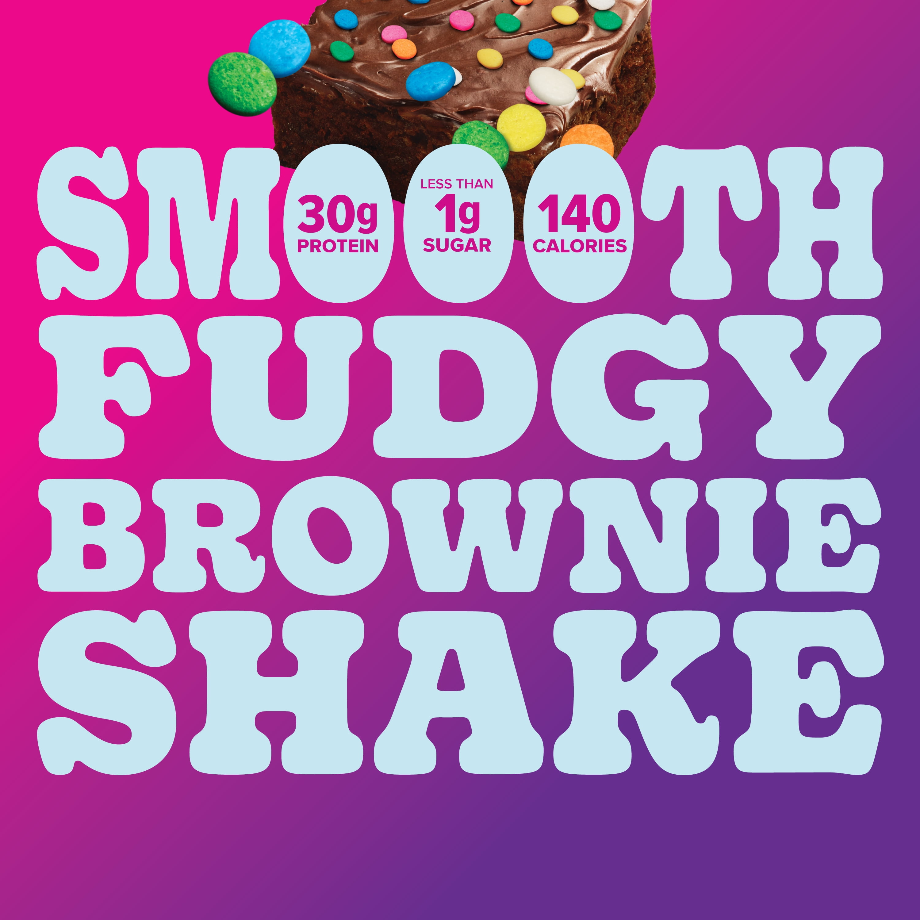 Pure Protein Shake, Galactic Brownie Batter, 30g Protein, 11 fl oz, 4 Count