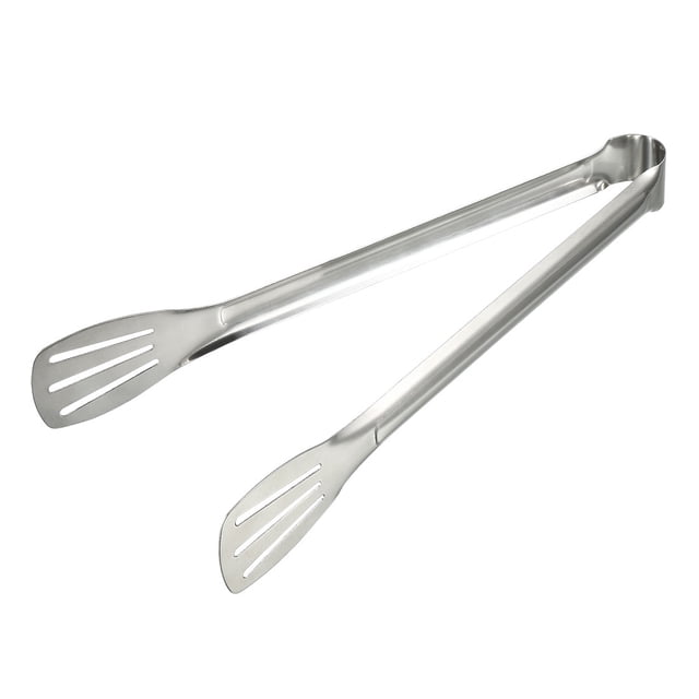 Pinzas para Barbacoa de Acero Inoxidable de 11.22", Accesorios para BBQ Antideslizantes