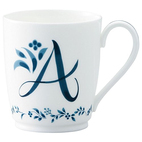 Noritake Bone China Alphabet Mug | 9.8 Fl Oz (285 Ml) | Microwave & Dishwasher Safe | Letter R Design - View #5