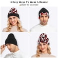 thumbnail image 7 of joogoo Irregular Squares Beanie Hats Cuffed Winter Warm Knit Thick Beanies, 7 of 7