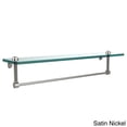 thumbnail image 4 of Glass Vanity Shelf with Integrated Towel Bar - Polished Chrome / 22 Inch, 4 of 5
