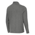 thumbnail image 3 of Men's Antigua Heather Charcoal Indiana Hoosiers Subtle Quarter-Zip Top, 3 of 3