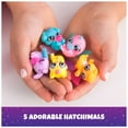 thumbnail image 4 of Hatchimals Alive, Neon Rainbow Spring Basket with 5 Doll Figures, 4 of 12