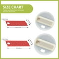 thumbnail image 3 of Kdxio Red Ladybugs On White Dotted Name Plate Compatible Stanley Cups Name Tag Acrylic Nameplate Tumbler Lid Topper for Cup Accessories, 3 of 9
