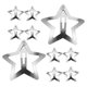 thumbnail image 1 of Star Hair Clips Metal Snap Hair Clips for Decor 10Pcs Girl Accessories Silver, 1 of 4