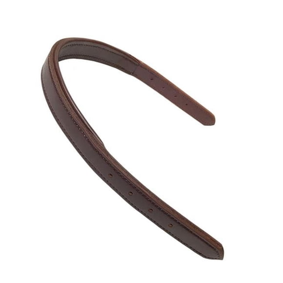 Jacks 1454-BR Padded Leather Halter Crown Strap, Brown