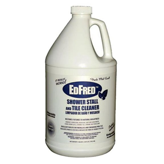 EDFRED Shower Stall Indoor Tile Cleaner Jug, 1 gal