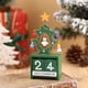 thumbnail image 1 of onlyliua para Interior/Exterior Adornos Navideños Marionetas de Madera Navideñas Adornos de Decoración de Escritorio Navideño Adorno de Cuenta Regresiva, 1 of 6