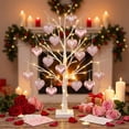 thumbnail image 2 of Cheapark 24Pcs Valentines's Day Heart Ornaments Romantic Heart Hanging Decoration Heart Valentines's Day Party Decoration, 2 of 8