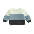 thumbnail image 1 of Baby  Neck Sweaters Long Sleeve Loose Knitted Pullovers, 1 of 7