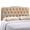 Beige, variant on Modern Contemporary Queen Size Fabric Headboard, Blue, Fabric