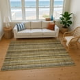 thumbnail image 7 of Addison Rugs Mayfield Premium Machine Washable Transitional Stripes Brown Rectangle Rug, 2'6" X 3'10" Machine Washable Transitional Stripes Brown Oversized Sherpa Throw Blanket, 7 of 7