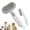Gray+White, variant on Pet Cat Comb , One-key Self-Cleaning Slicker Removes Undercoat Dog Brushes Short to Long Hair Suitable Gentle Grooming Cat Brush